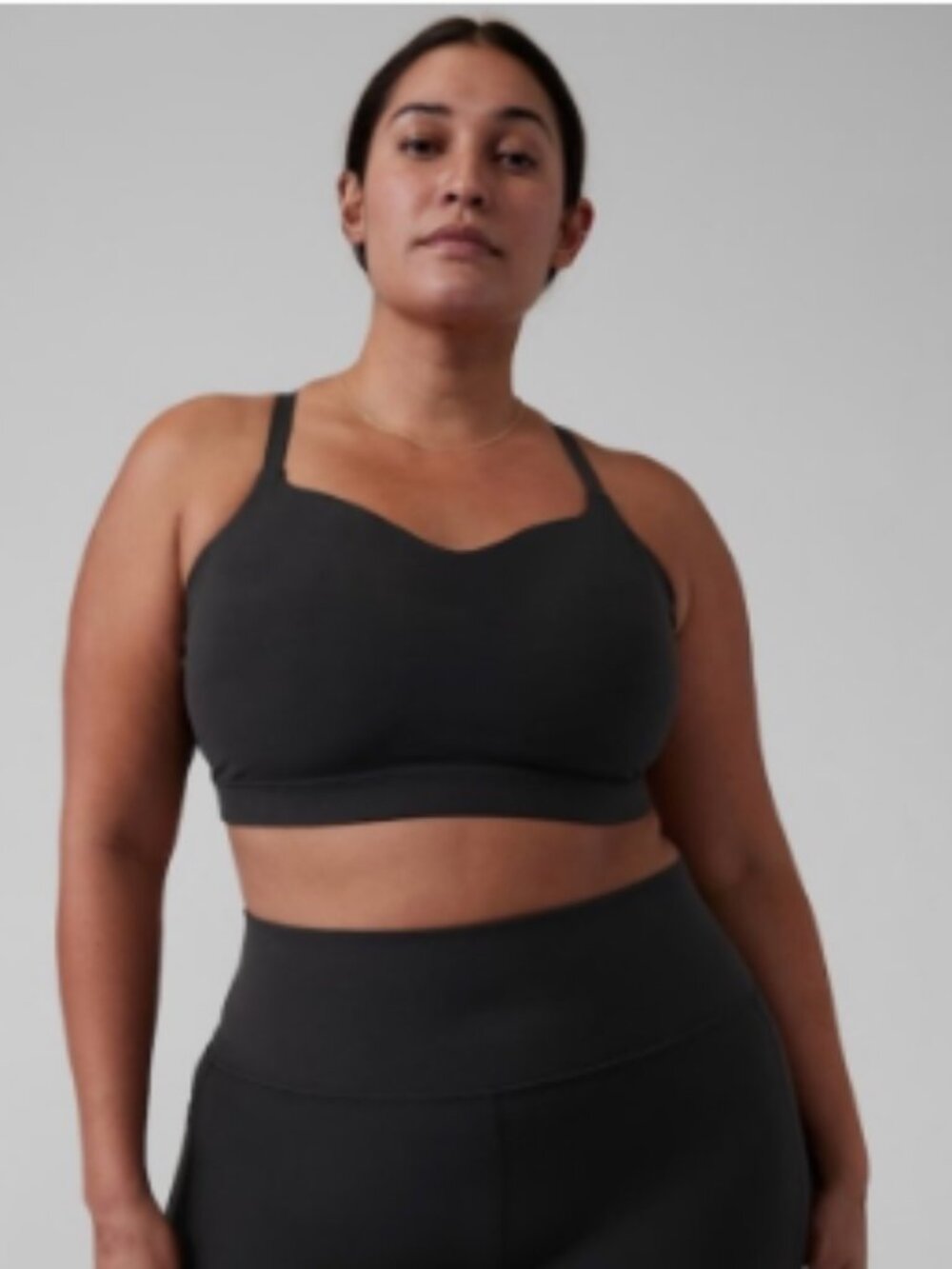 Athleta Elation Black Bra D/DD, Size 2X